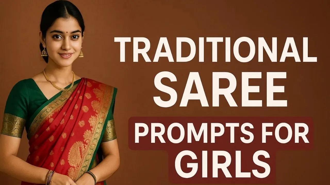 Top 10 Traditional Saree Prompts for Girls to Create Viral Content