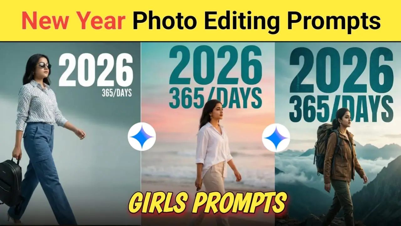 New Year AI Photo Editing Prompt For Girls